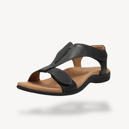 Orthopedic Arch Support Sandals - Black