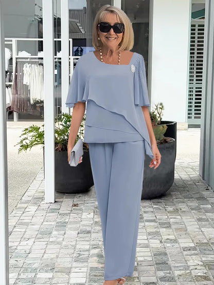 Formal Pants Two Piece Set