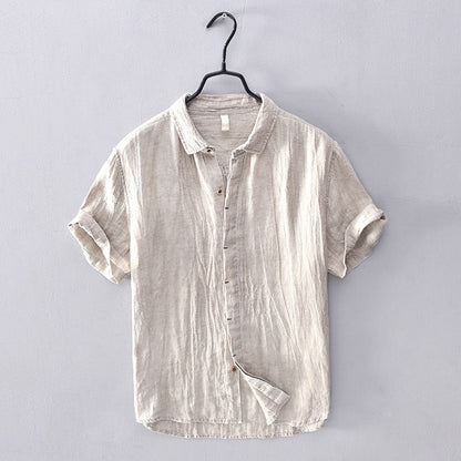 Short Sleeve Shirt - Beige