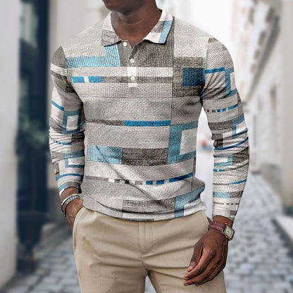 Slim Fit Striped Dress Shirt - Gray