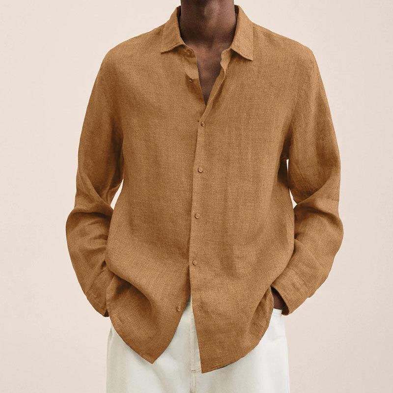 Men's Shirt - Brown