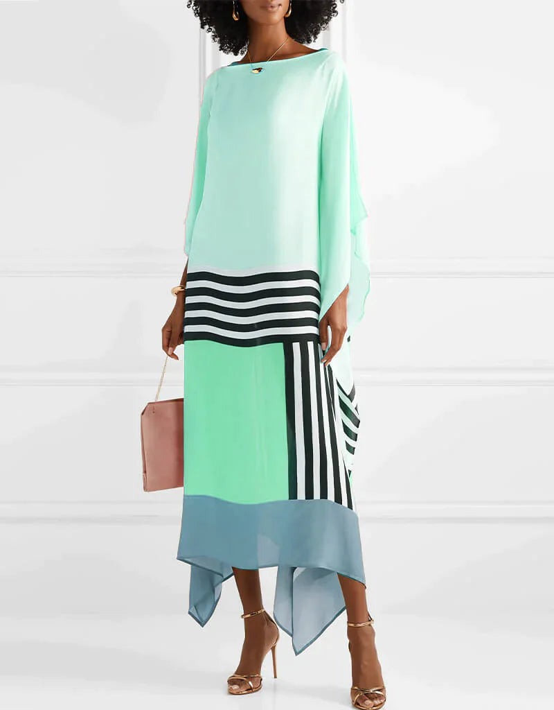 Formal Kaftan Maxi Dress - Sky Blue