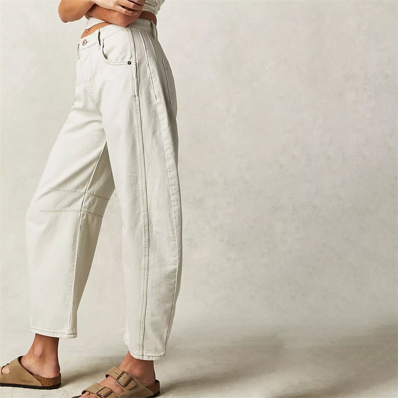 Women's High-Waisted Wide-Leg Jeans