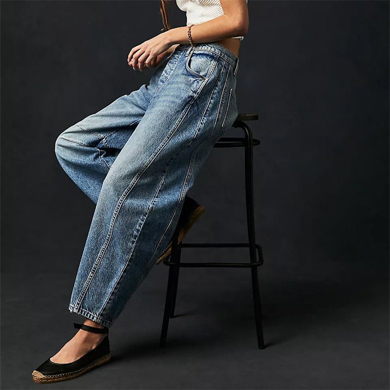 Women's High-Waisted Wide-Leg Jeans