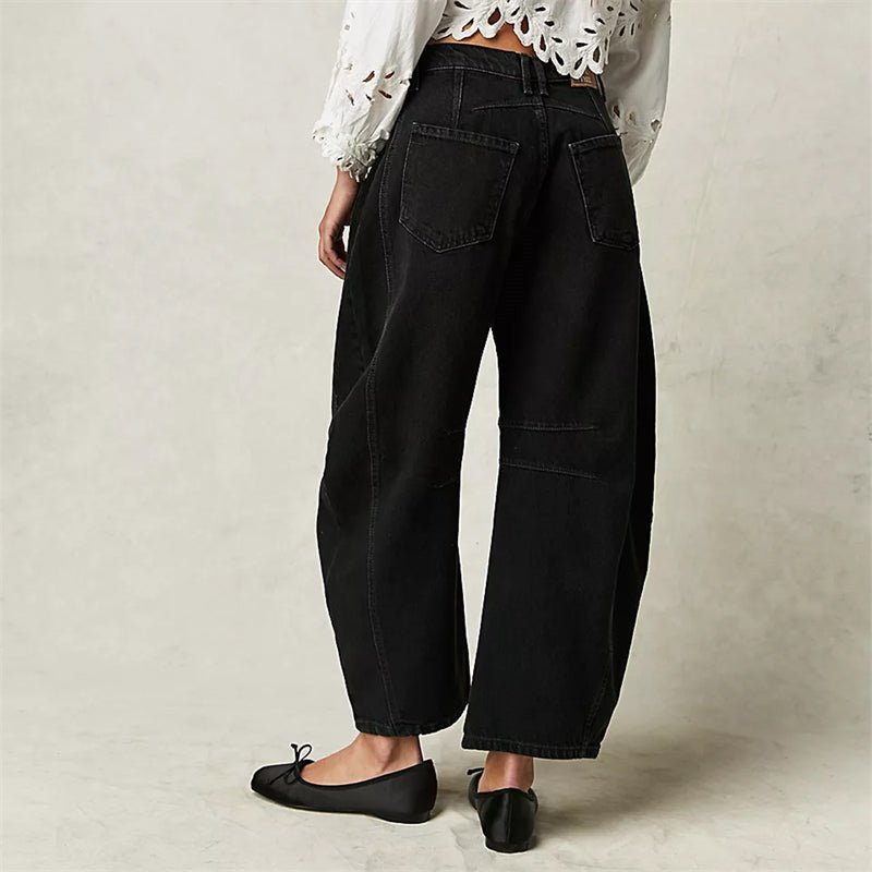 Women's High-Waisted Wide-Leg Jeans