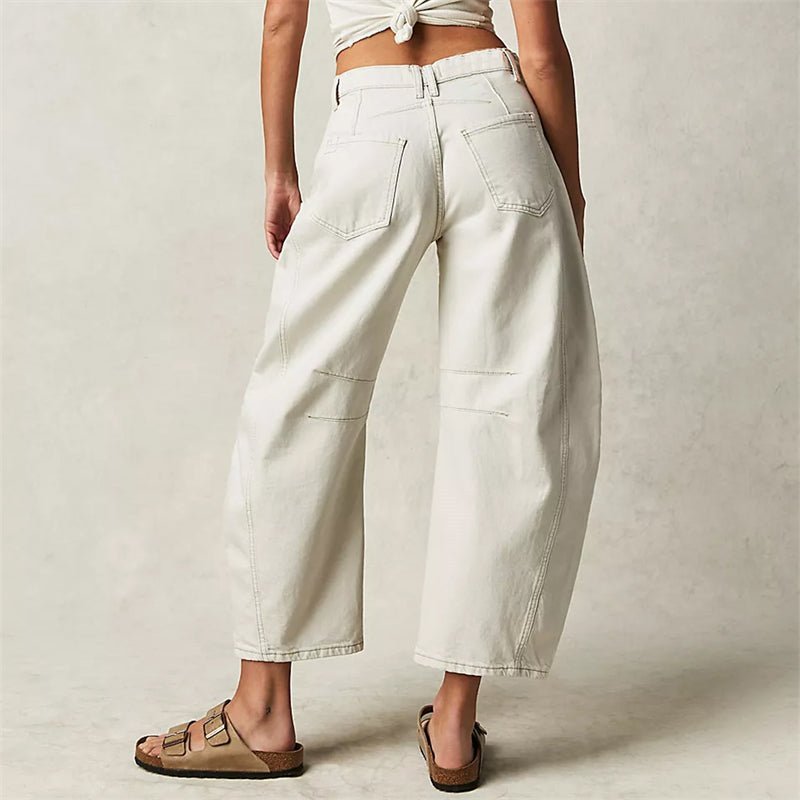 Women's High-Waisted Wide-Leg Jeans