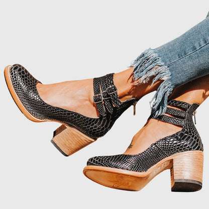 Comfort Sandals - Black snake