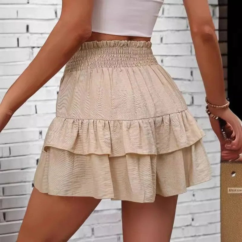 Ruffle Mini Skirt