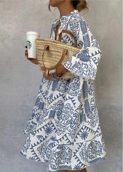 Boho Shift Mini Dress