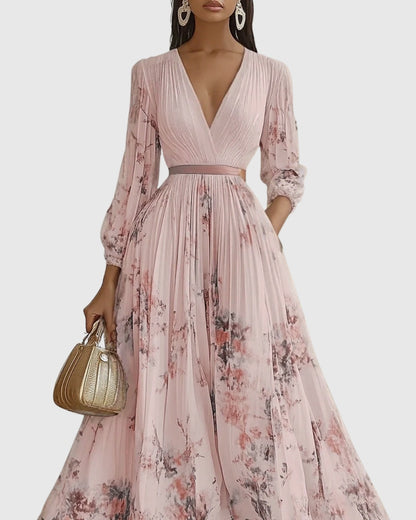 Floral Wedding Guest Midi Dress