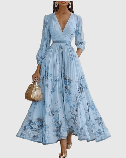 Floral Wedding Guest Midi Dress
