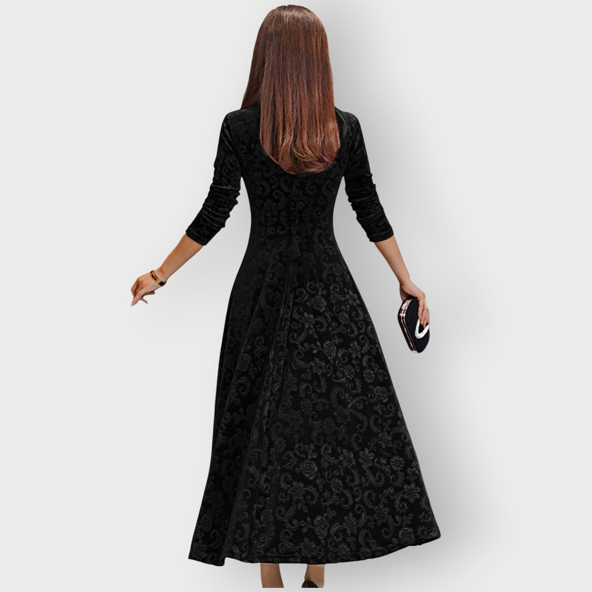 Velvet Formal Maxi Dress
