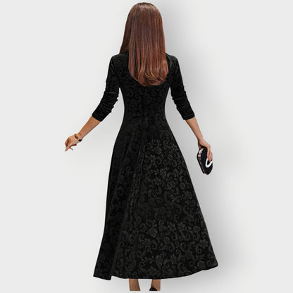 Velvet Formal Maxi Dress