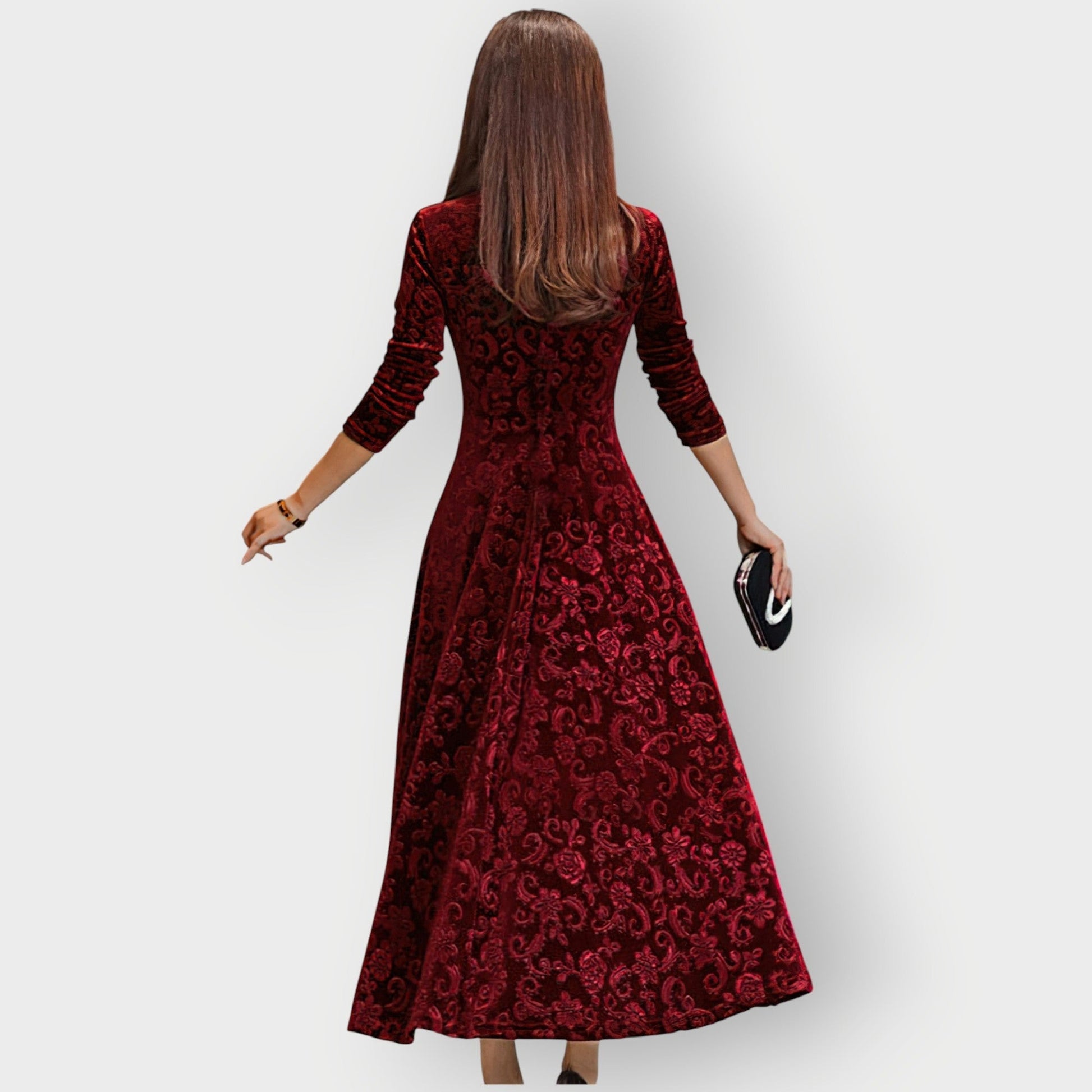 Velvet Formal Maxi Dress