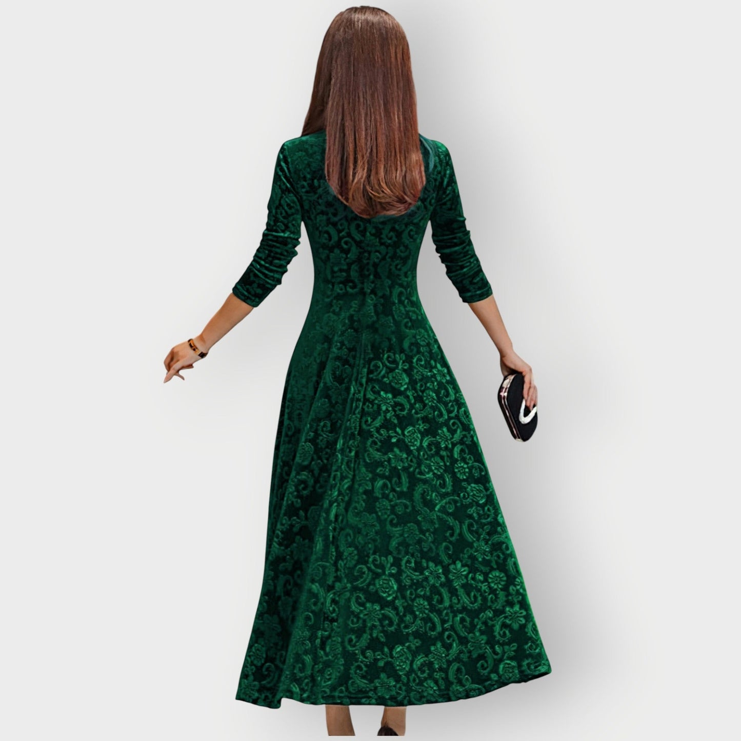 Velvet Formal Maxi Dress