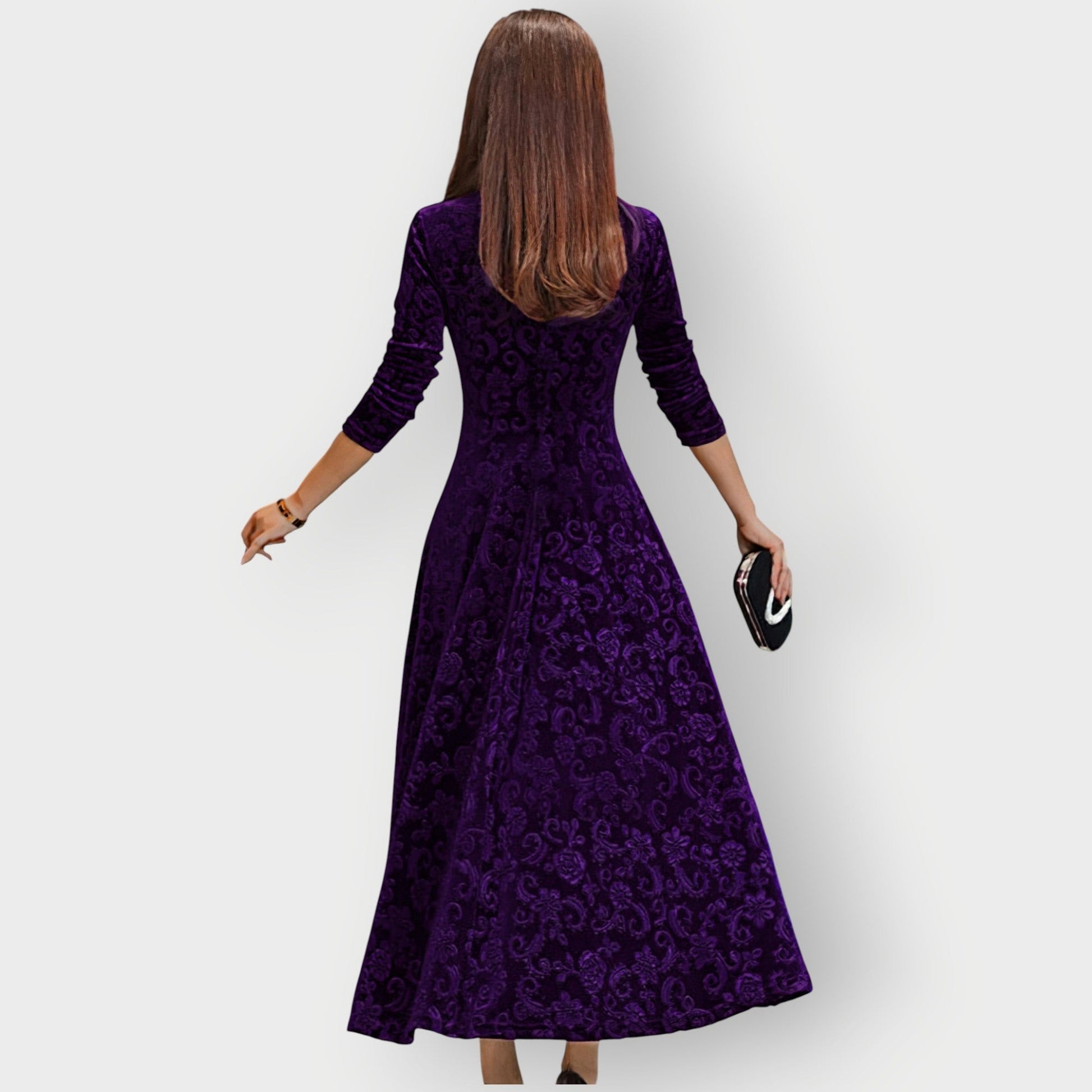 Velvet Formal Maxi Dress