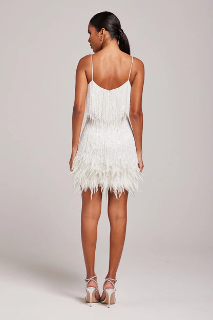 Sequin Fringe Mini Dress