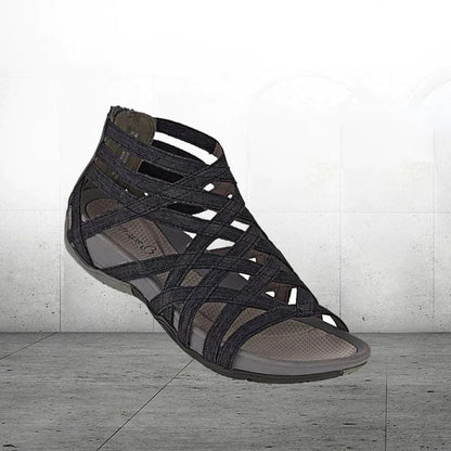Leopard Print Gladiator Sandals