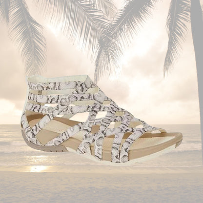 Leopard Print Gladiator Sandals