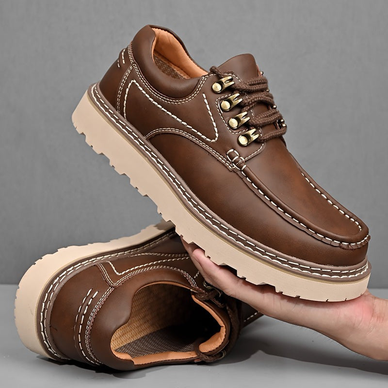Chunky Platform Derby Shoes
