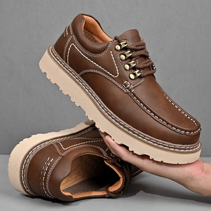 Chunky Platform Derby Shoes
