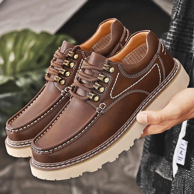 Chunky Platform Derby Shoes