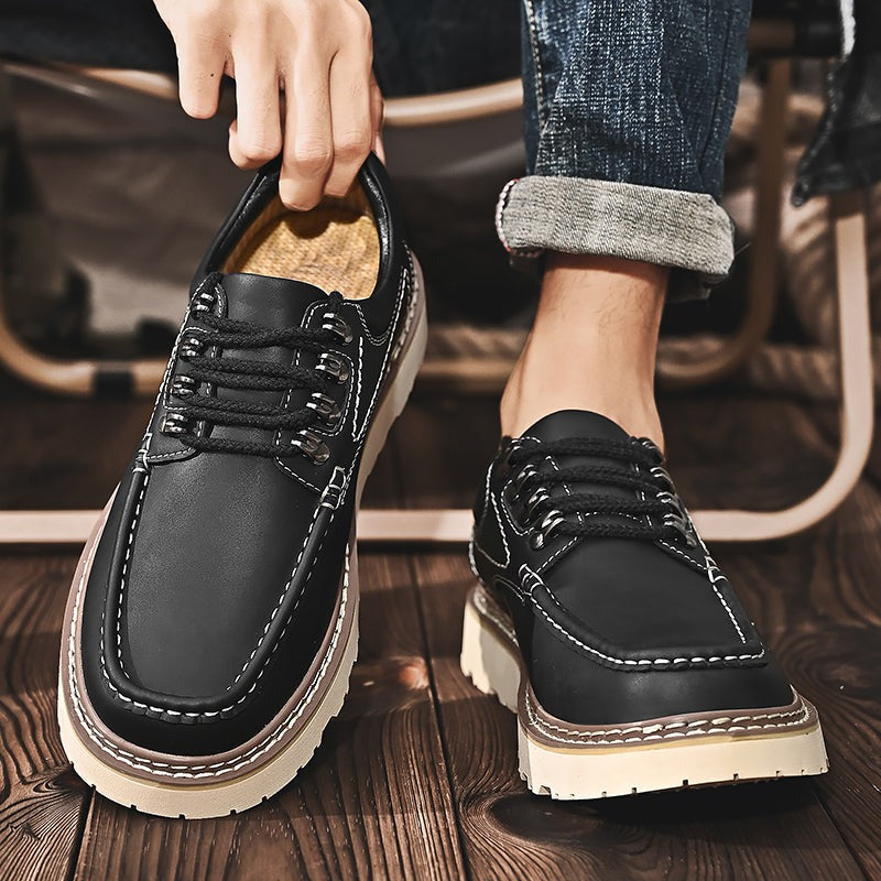 Chunky Platform Derby Shoes