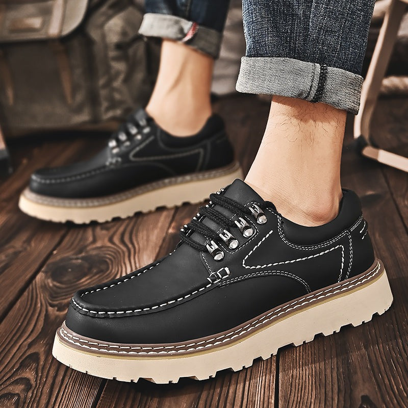 Chunky Platform Derby Shoes