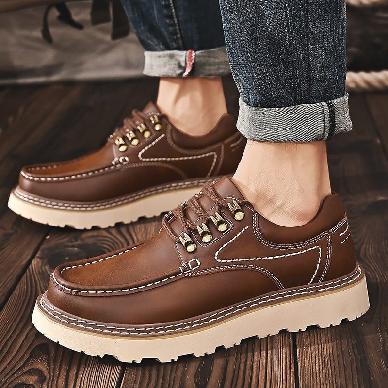 Chunky Platform Derby Shoes