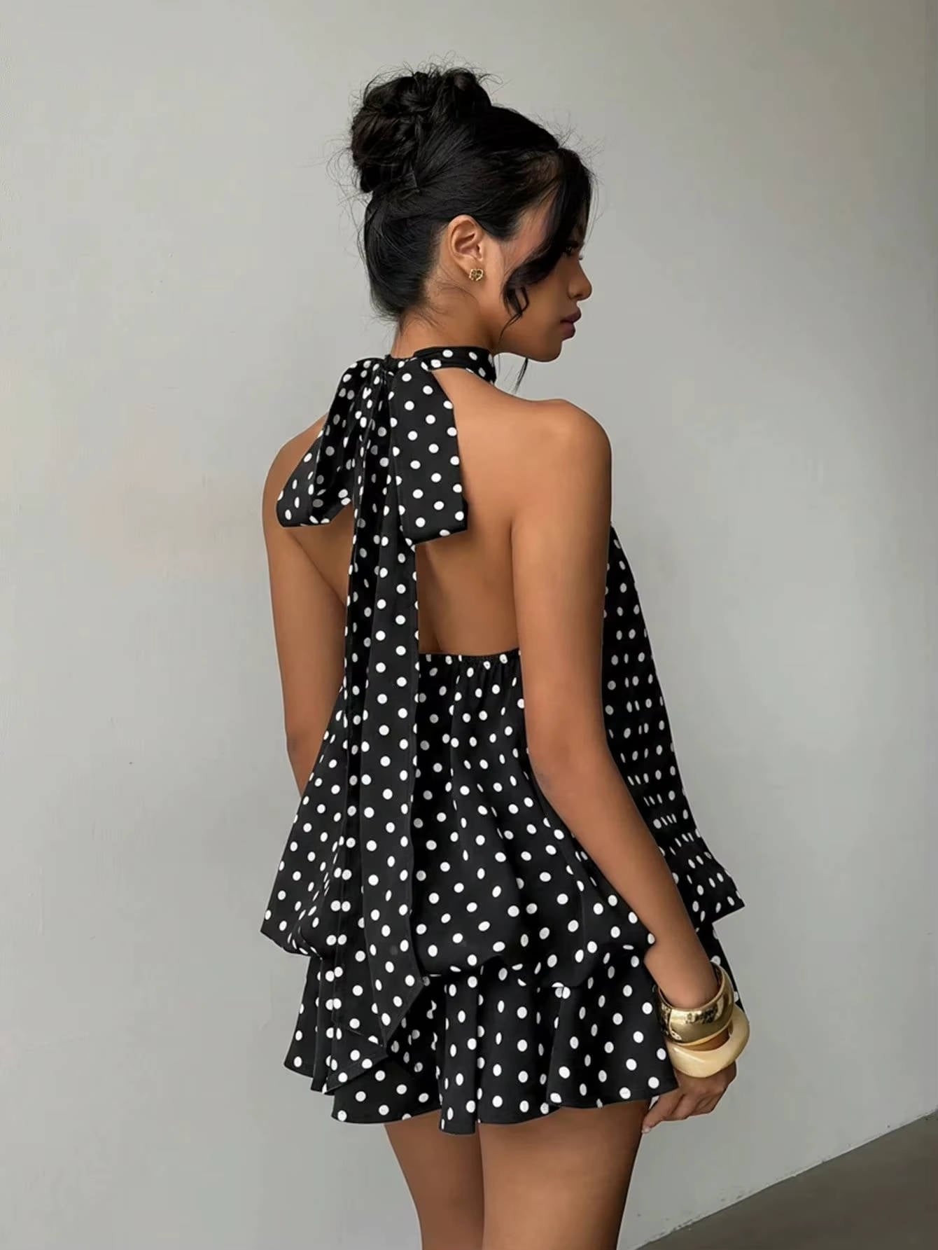 Women's Halter Mini Dress