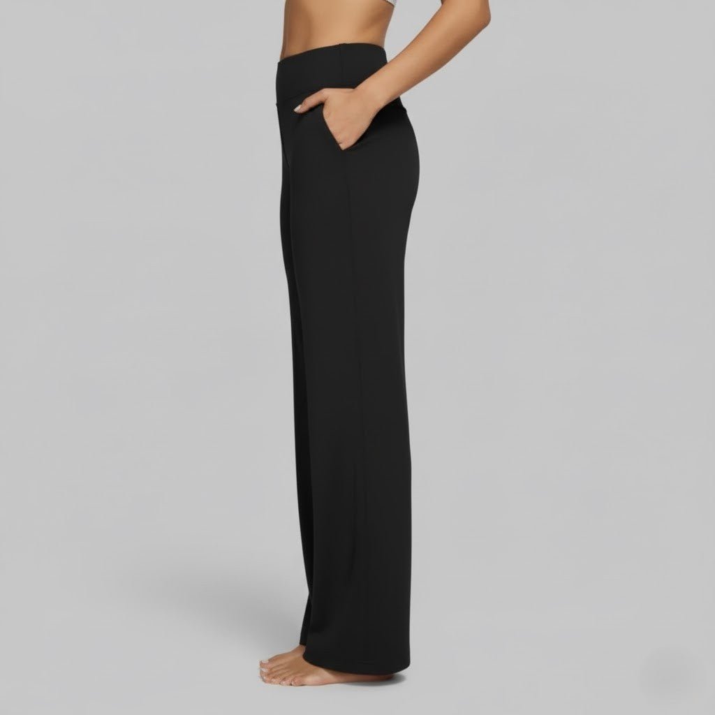 Women's High-Waisted Wide-Leg Pants