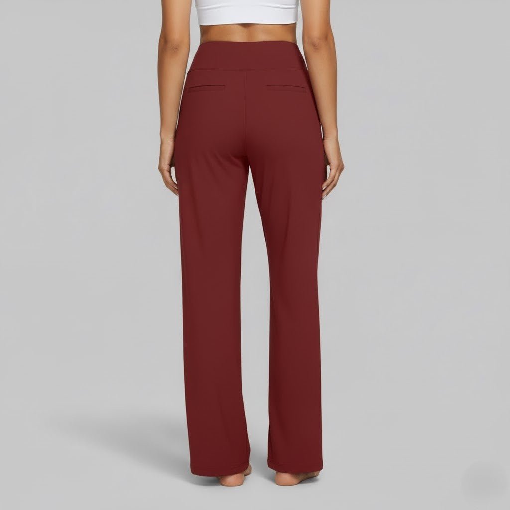 Women's High-Waisted Wide-Leg Pants