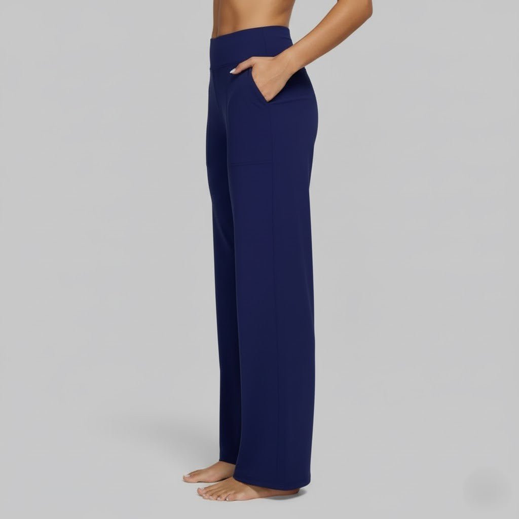 Women's High-Waisted Wide-Leg Pants