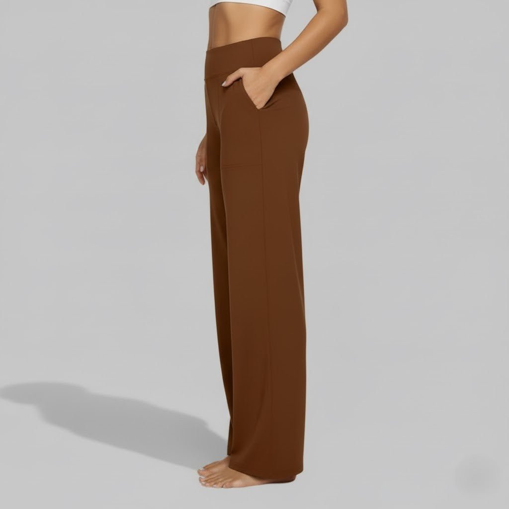 Women's High-Waisted Wide-Leg Pants