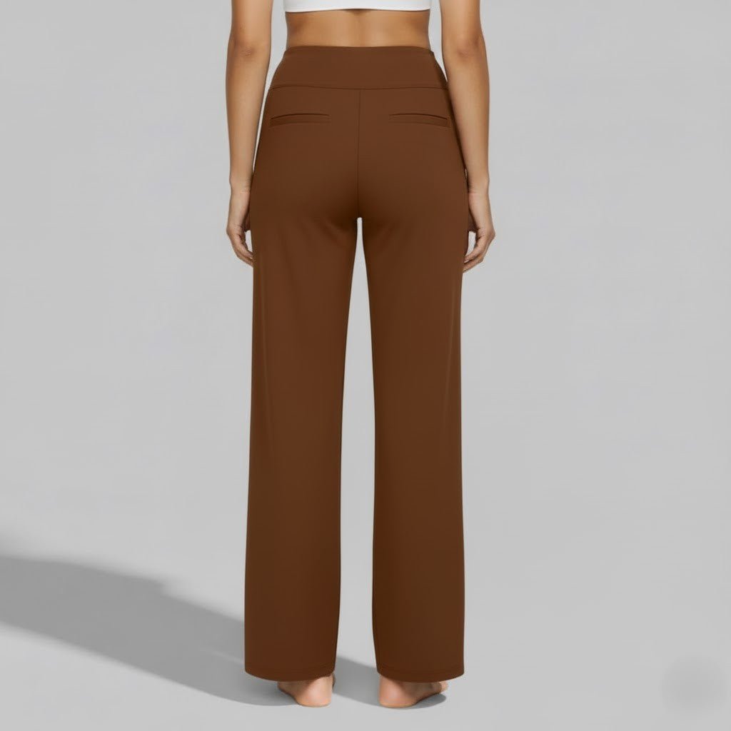 Women's High-Waisted Wide-Leg Pants