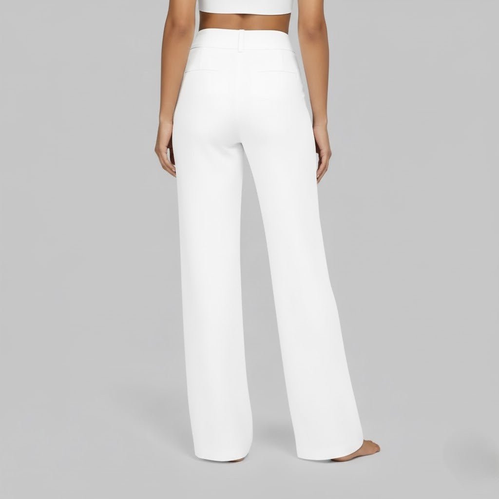Women's High-Waisted Wide-Leg Pants