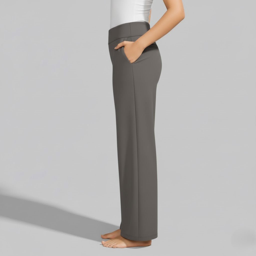 Women's High-Waisted Wide-Leg Pants