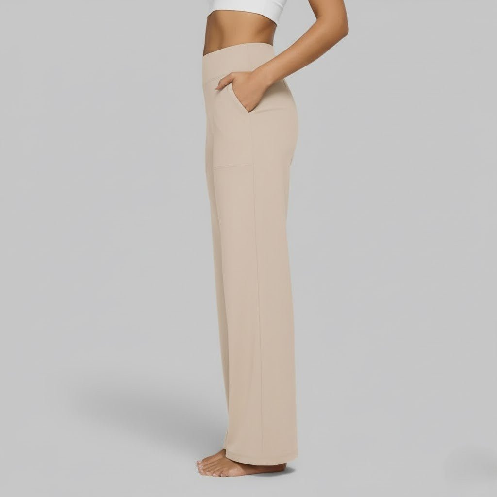 Women's High-Waisted Wide-Leg Pants