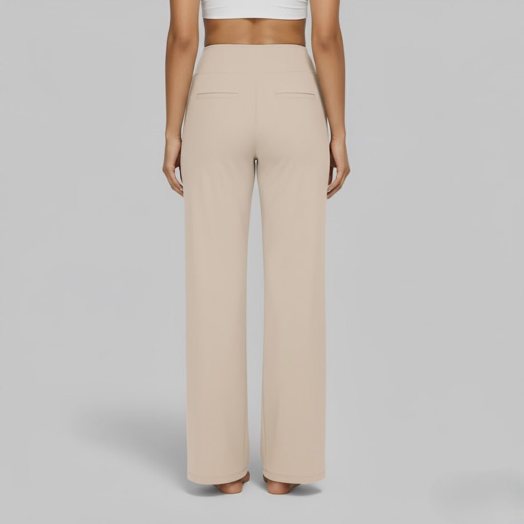 Women's High-Waisted Wide-Leg Pants
