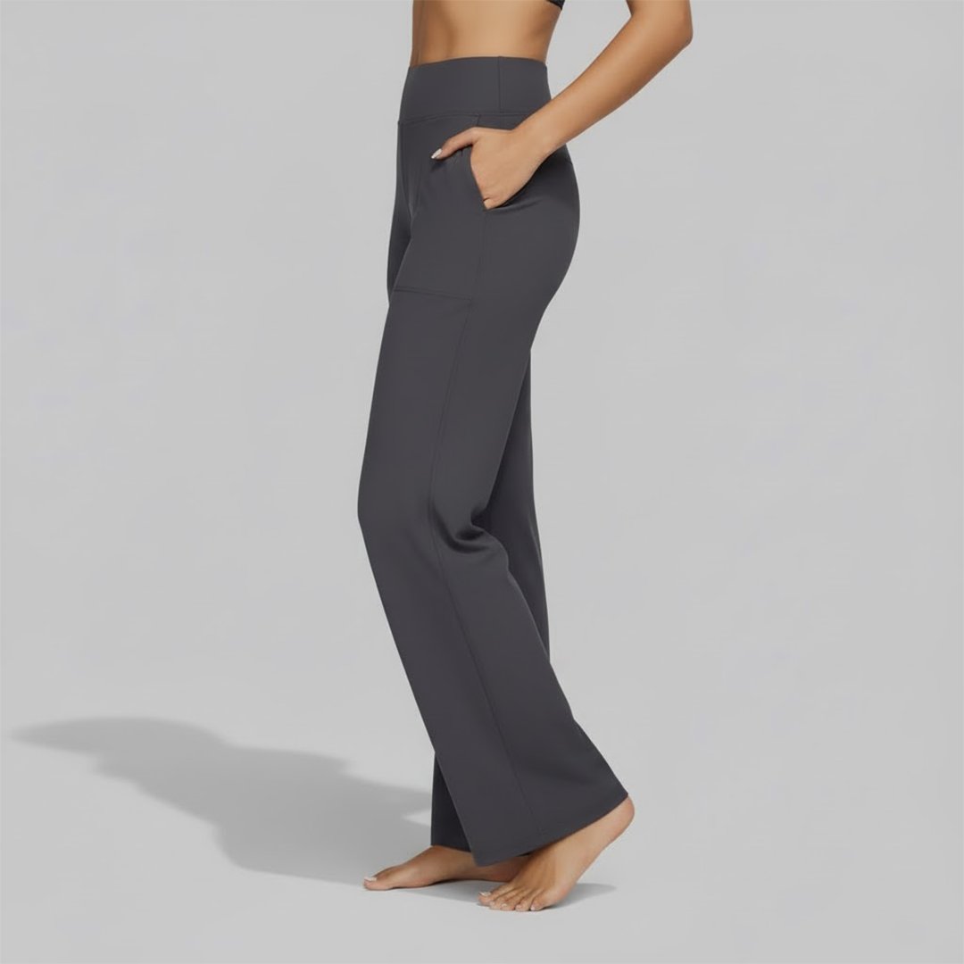Women's High-Waisted Wide-Leg Pants
