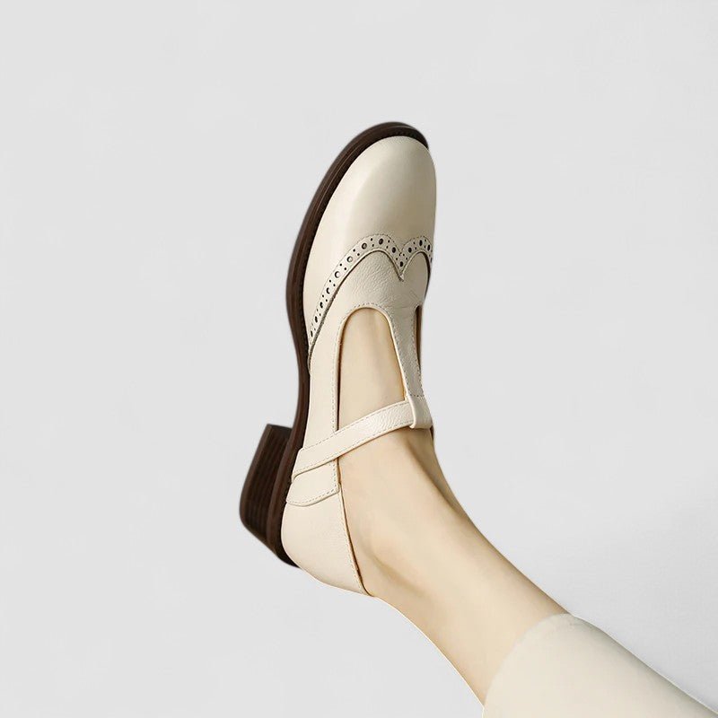 Women's Leather Mary Jane Brogues