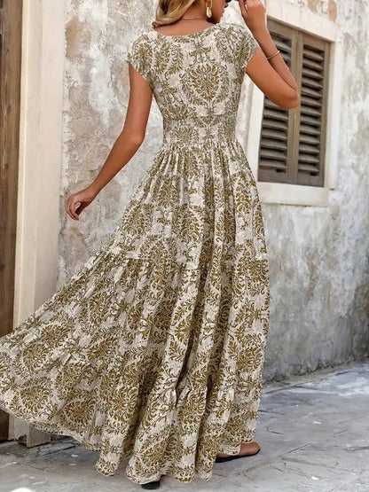 Boho Floral Maxi Dress