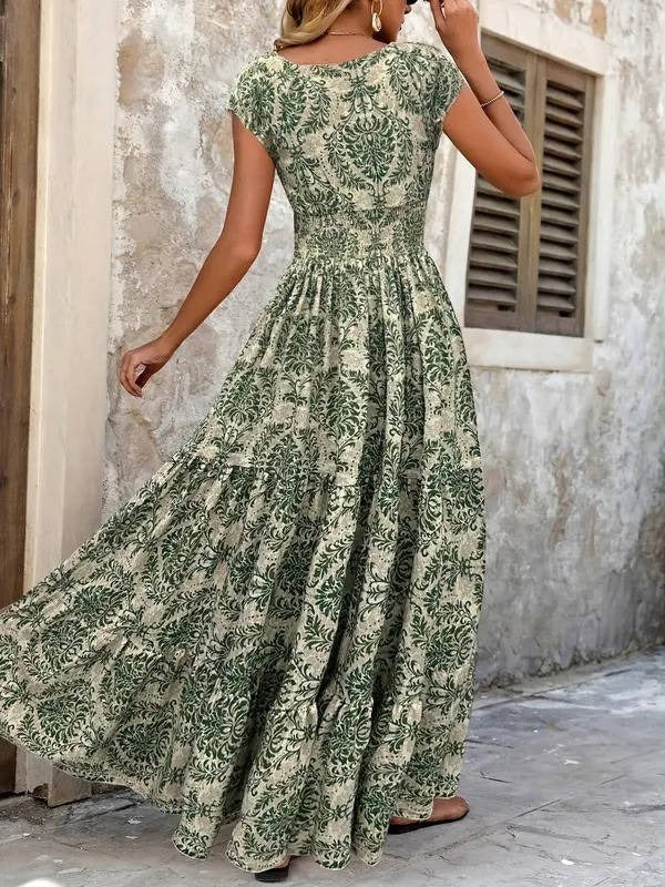 Boho Floral Maxi Dress