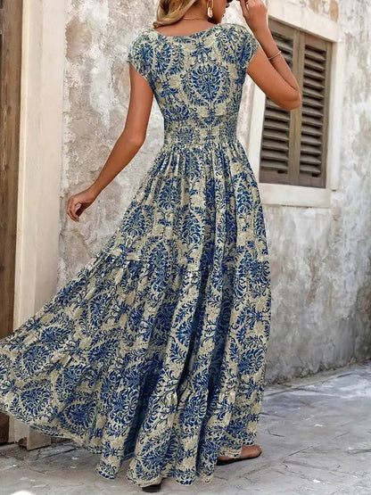 Boho Floral Maxi Dress