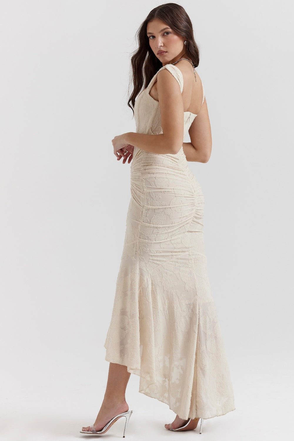 Lace Bodycon Midi Dress