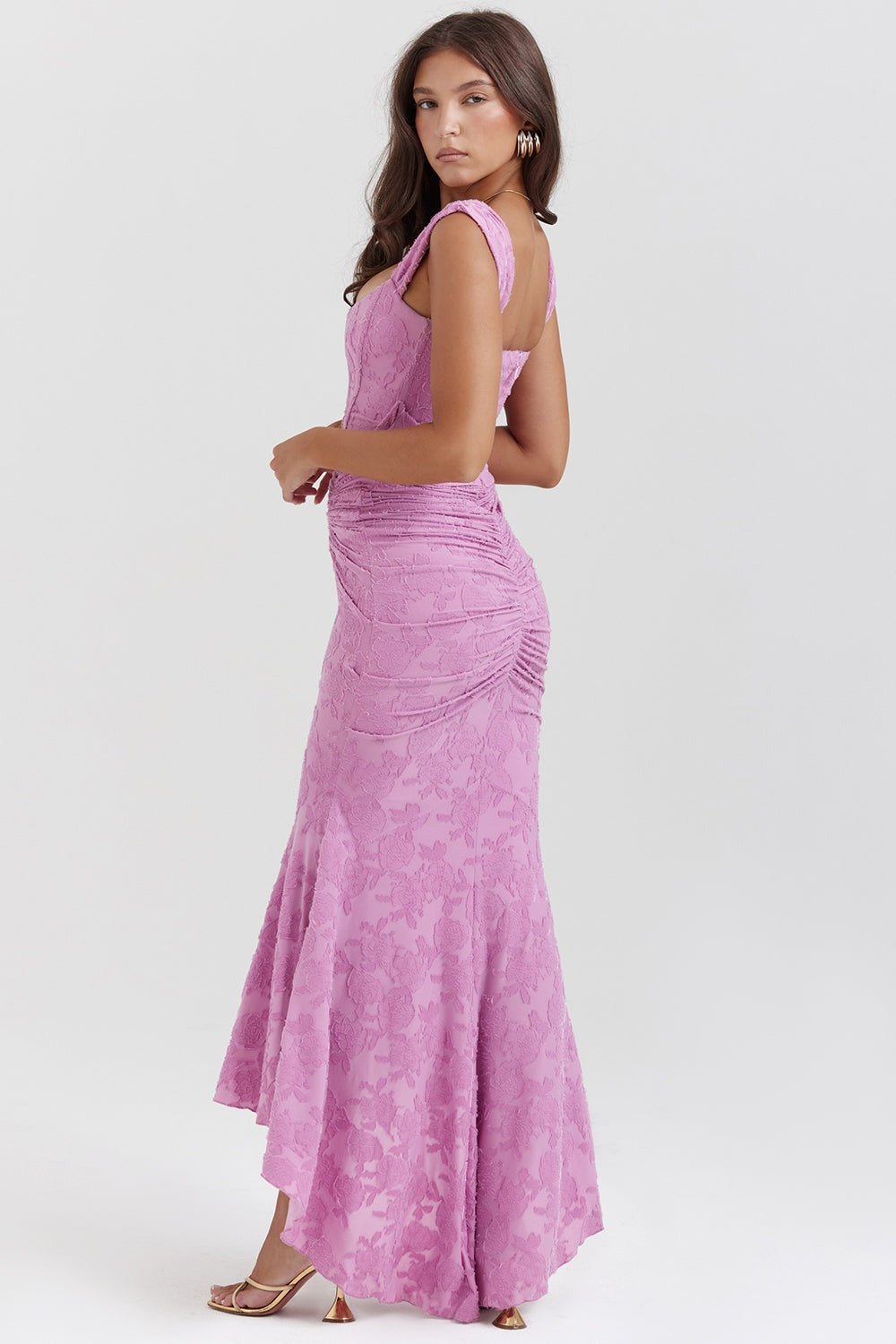 Lace Bodycon Midi Dress