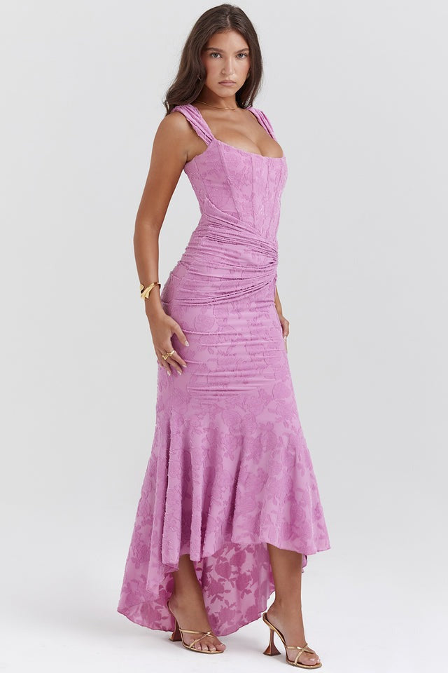 Lace Bodycon Midi Dress