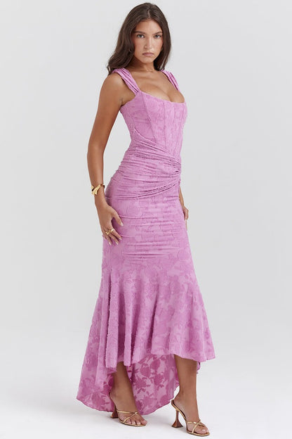 Lace Bodycon Midi Dress