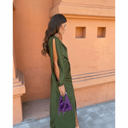 One Shoulder Formal Maxi Dress