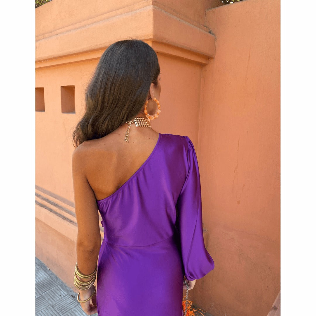 One Shoulder Formal Maxi Dress